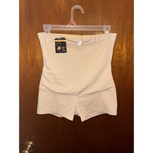NWT Maiden Form Women’s Tummy Solution Cream Shorts Size 2XL